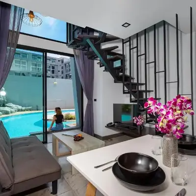Poolside Duplex In Nai harn UTL A102