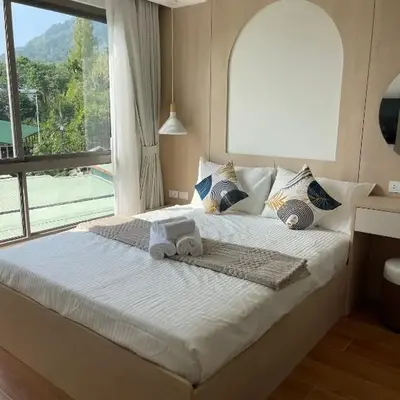 Two-bedrooms apartments with kitchen