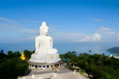 a large white statue sitting on top of a building at XX BAO Patong Beach Phuket - เบาป่าตองบีช in Patong Beach