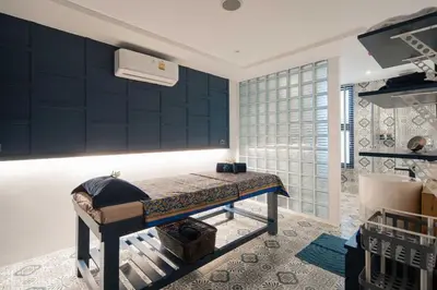 a bedroom with a bed in a room at Tropics Kamala 2BR Apartment CTG L602-3, Several Pools, Gym & Rooftop in Kamala Beach