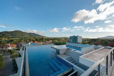 a view of a river from a building at Relife Apartments by Tropiclook - Fast WiFi , Pool and Gym in Phuket Town