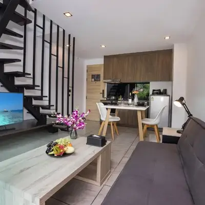 Duplex in NaiHarn Residence near the Beach