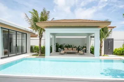 an image of a swimming pool in a villa at Mouana Breeze Mai Khao 4-bedroom Pool Villa 9925 in Mai Khao Beach