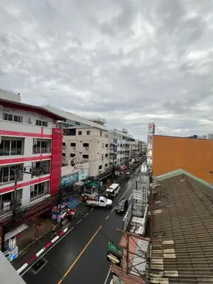 an overhead view of a city street with buildings at SK Residence And Restaurant Patong in Patong Beach