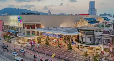a rendering of an amusement park in a city at The Kris Luxury in Patong Beach
