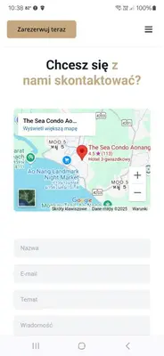 a screenshot of a cell phone screenshot of the check sig mainstation webpage at The Sea Condo Ao Nang Apartment Relax with Sea View in Ban Khlong Haeng