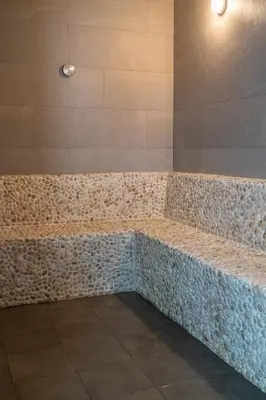 a bathroom with a large tub in a room at Cozy apartment in Title V 400 m to Rawai Beach in Rawai Beach
