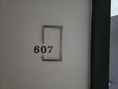 a wall with a clock on a wall at Sleek Corner 1 Bed Apt T1-607 in Chalong