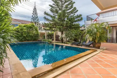an image of a swimming pool in a house at Villa Belloro Bang Tao 3BR East Residence in Ban Pak Lak