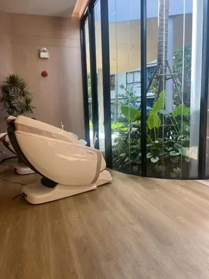 a bath tub sitting on the floor in an office at Luxury cosy condo in Kathu centre in Kathu