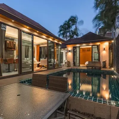 V232 Private 4BR Pool Villa Near Big Buddha&Gym