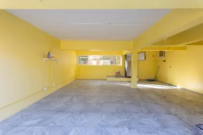 an empty room with yellow walls and a yellow ceiling at Tropical 2BR Villa Sunset & Sea View in Karon Beach