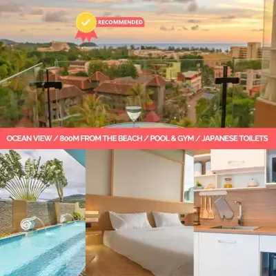 SeaView 1BR Apartment at Karon Beach