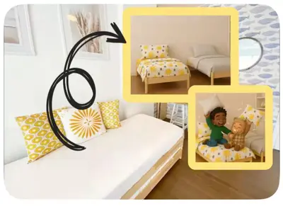 a collage of four pictures of a room with a couch at Luxury Condo Near Patong Beach & Shopping Mall in Kathu