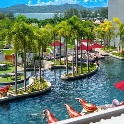 Surin Beach Serviced 3 Bedroom Sea View Apart-ment Comprehensive Facilities Resort Pool Gym Guest Choice
