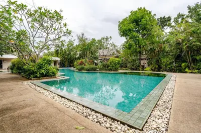 an image of a swimming pool at a house at Tree Resort Palai v2 in Chalong