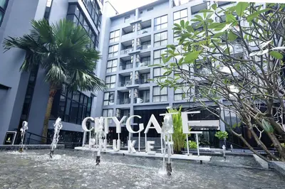 a building with the citycat sign in front of it at CityGate Condo in Magnificent Kamala Beach in Kamala Beach