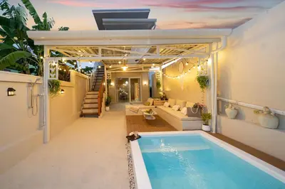Gallery image of Soulscape Boho-Style Pool villa & Sunset Rooftop in Phuket Town