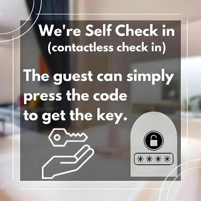 a sign that says were self check in contactless check in at xx Mitr Inn - Phuket Old Town มิตรอินน์ ภูเก็ต เมืองเก่า 3 in Phuket Town