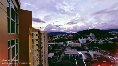 a view of a city from a building at No 498 SPD in Phuket Town