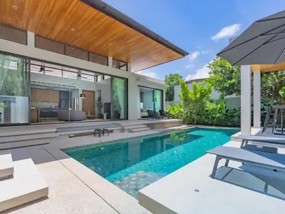 an image of a villa with a swimming pool at NEW Cozy 3BR Luxury Pool Villa - Villa Nova in Ban Pak Lak