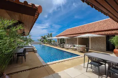 an image of a swimming pool at a villa at Katamanda Villa Allegra 5 bedroom Seaview villa in Ban Karon
