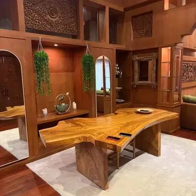 Tropical Thai Loft with Koi Pond