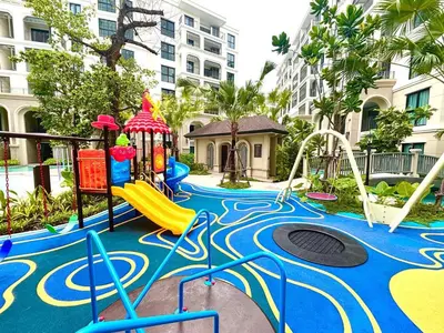 a playground with a slide at The Legendary Bang Tao 2-bedrooms apart #403 in Laguna Phuket