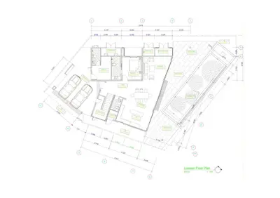 a floor plan of a building at Lakeside 5-BR New Pool Villa in Gated Community in Chalong