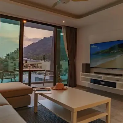 2BR Penthouse with Private Pool Rooftop Absolute Twin Sands 5404