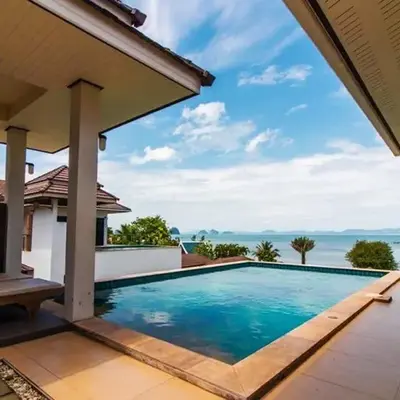 Sunset bay view villa krabi