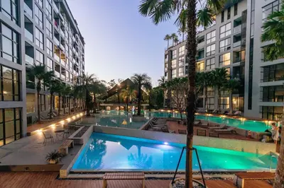 an image of a swimming pool at a hotel at C255 Best Stay Experience Condo with Full Facilities in Kamala Beach
