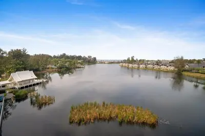 an aerial view of a river with islands in it at Angsana Oceanview Residences Building 2 in Laguna by Banyan Living in Thalang