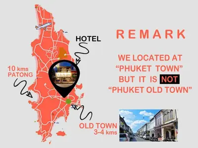 a map of the hotel we looked at pulled town but it is at Fan Room Near Bangkok hospital Across Night market in Ban Ket Ho