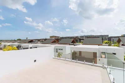 a view from the roof of a house at V277 Famous Ozone Resort Calm Area Near Beach in Thalang