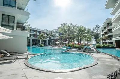an image of a swimming pool at a resort at New Boutique Studio, Near the Sea in Layan Beach