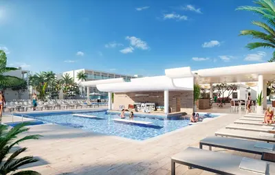 an image of a swimming pool at a resort at Hotel Riu Palace Phuket - All Inclusive in Mai Khao Beach