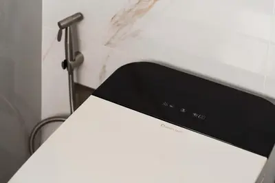 a close up of a white counter top at Prestige 4BR Private Pool Residence in Rawai in Ban Kata