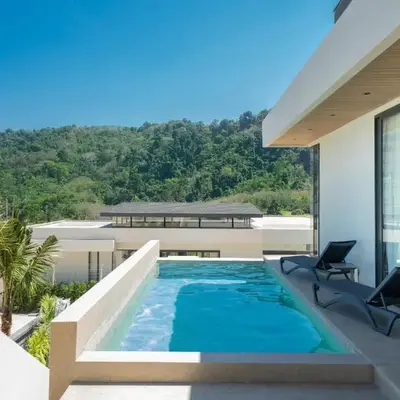 Villa with mountain views