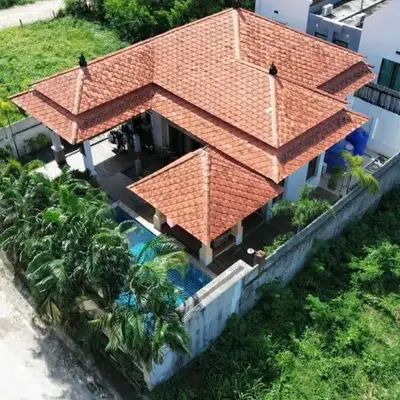 Balinese-Style Pool Villa - Big Garden & Terrace - Nai Harn & Rawai Beach