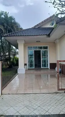 a small house with a porch and a patio at Joyful House3 in Thalang
