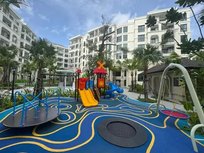 a playground with a slide and a slide at Квартира в Legendary Bang Tao in Bang Tao Beach
