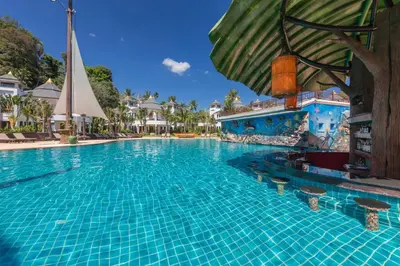 a pool at the resort at Krabi Resort in Ao Nang Beach