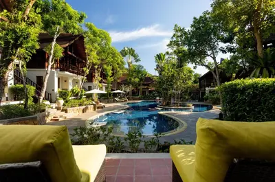 a view of the pool at a resort at The Tubkaak Krabi Boutique Resort in Tab Kaek Beach