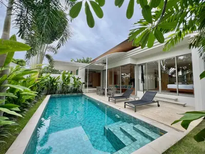 an image of a swimming pool in a villa at Trichada Villas by RESAVA in Bang Tao Beach
