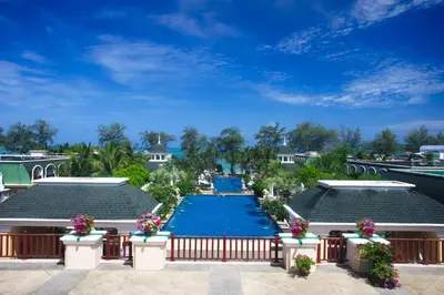 a view of the pool at the resort at Phuket Graceland Resort and Spa in Patong Beach