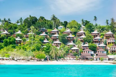 a resort on the shore of a beach at Phi Phi The Beach Resort in Phi Phi Don