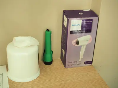 a box of a razor and a roll of toilet paper at Sleepwell@naiyang in Nai Yang Beach