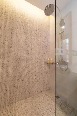 a bathroom with a shower with a glass door at Andakiri Pool Villa Panoramic Sea View in Ao Nang Beach