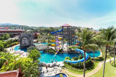 an image of a water park at a resort at Phuket Orchid Resort and Spa in Karon Beach